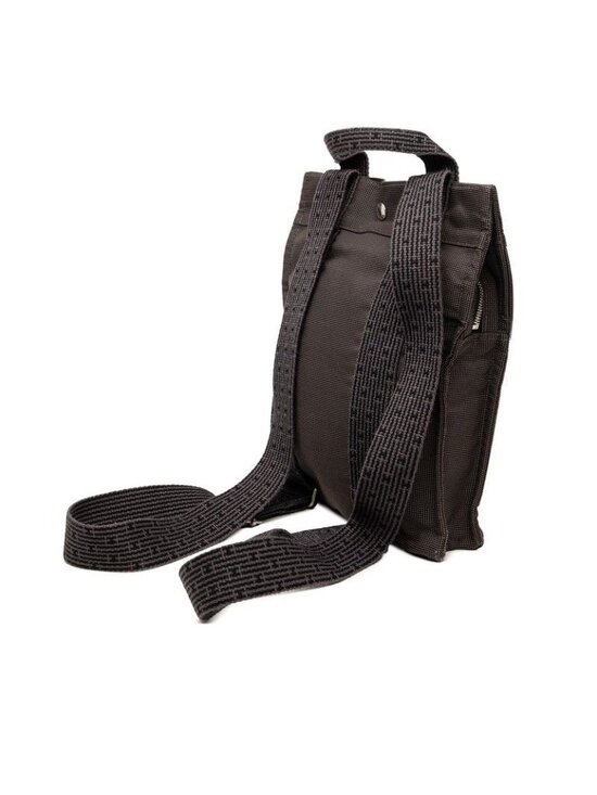 Hermes Her Line a Dos PM Backpack Gray Canvas